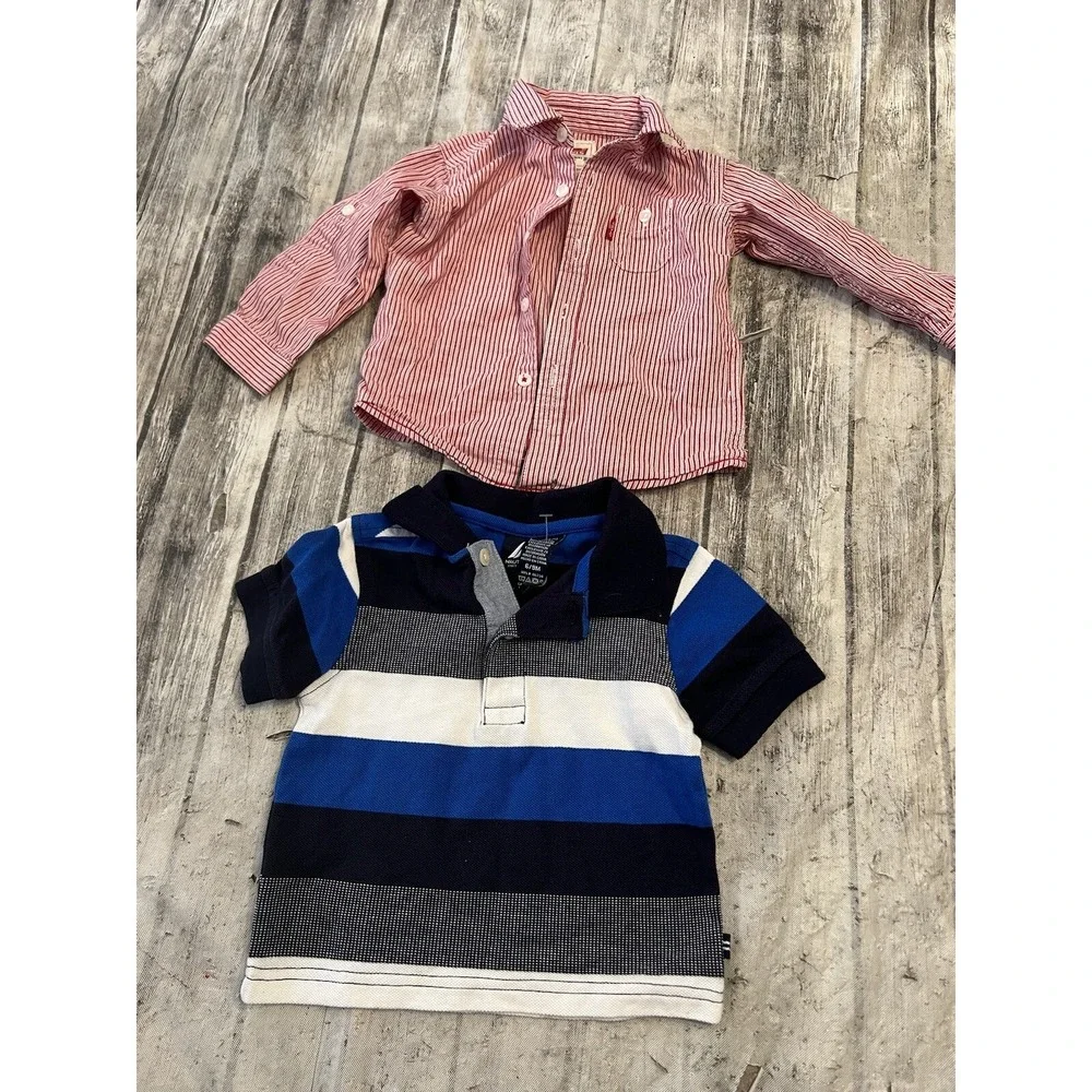Lot Of 2 Size 6-9 Months Baby Boys‎ Shirts